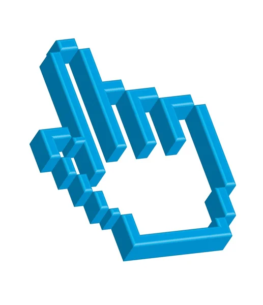 3D руці курсором — стоковий вектор