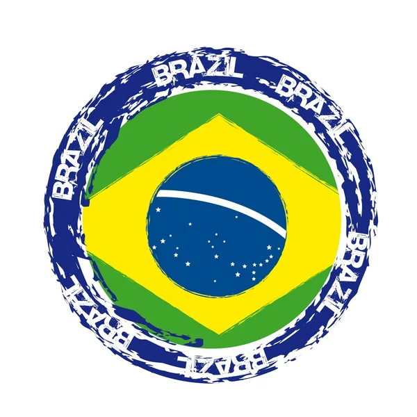 Brezilya Mührü — Stok Vektör