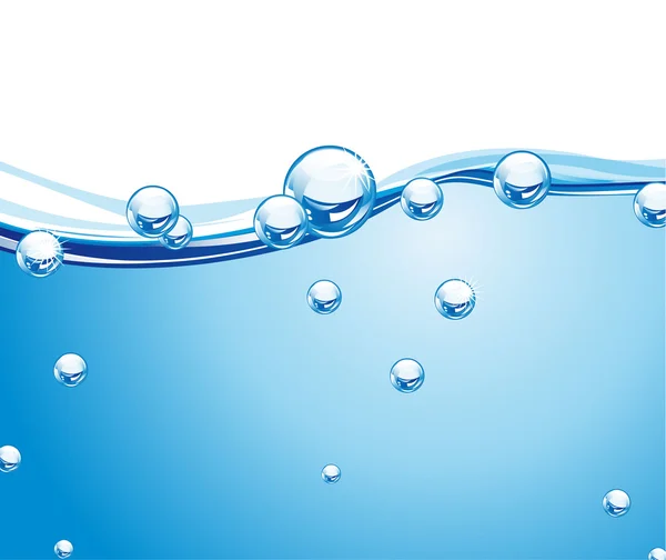 Абстрактная вода — стоковый вектор