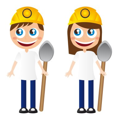 miners cartoons clipart