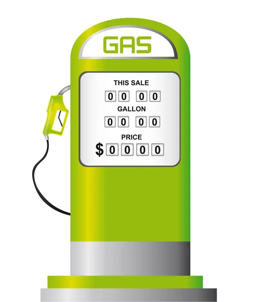 Vettore pompa carburante — Vettoriale Stock