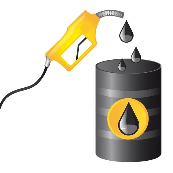 Нефтяная бочка — стоковый вектор