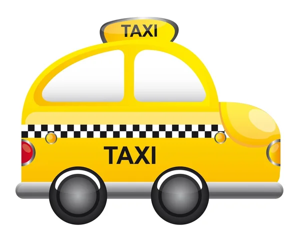 Taxi-Vektor — Stockvektor