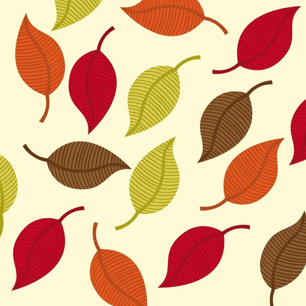 Feuilles automne — Image vectorielle
