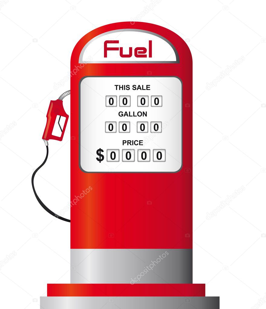 fuel pump vector