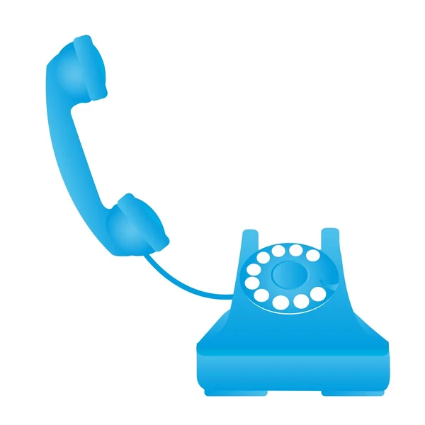 Teléfono azul — Vector de stock