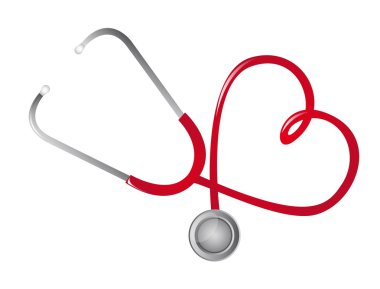 red stethoscope clipart