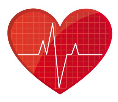 heart rate vector clipart