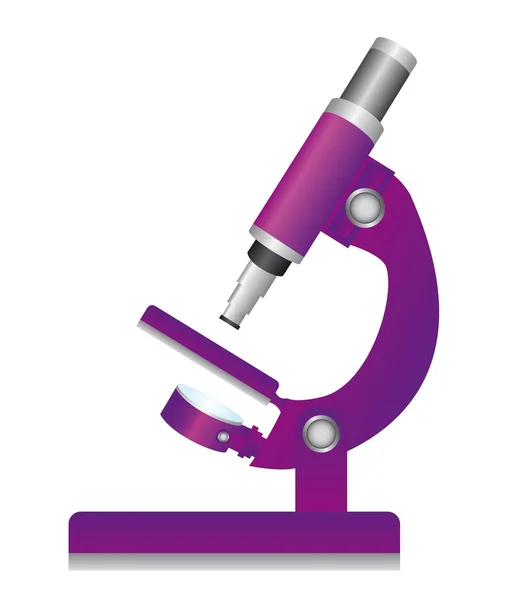 Microscopio — Vector de stock