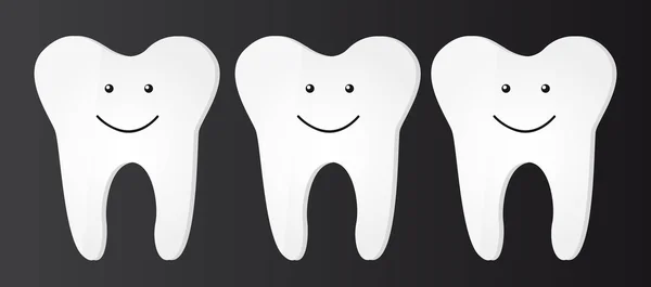 Милые зубы — стоковый вектор