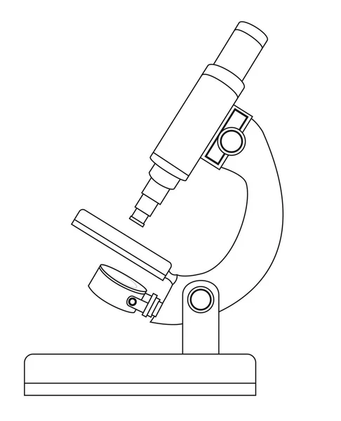 Microscopio — Archivo Imágenes Vectoriales