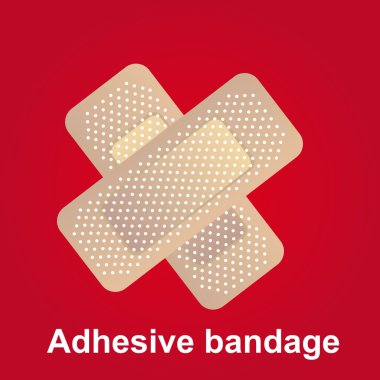 adhesive bandge clipart