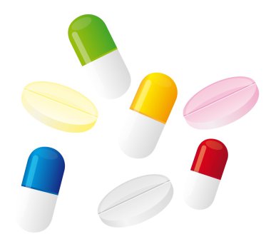 pill vector clipart