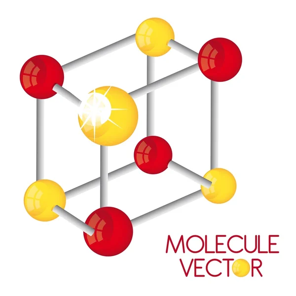 Vettore della molecola — Vettoriale Stock