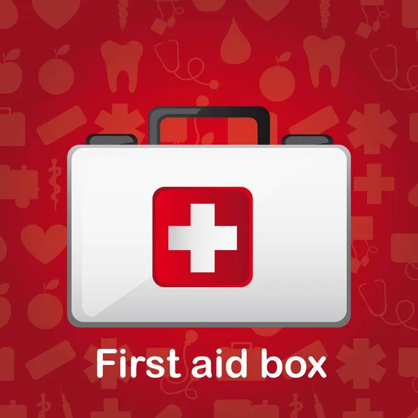First aid box — Stock Vector