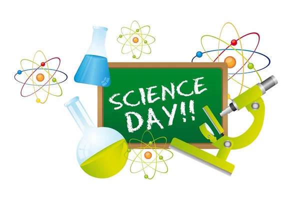 Bilim Günü — Stok Vektör