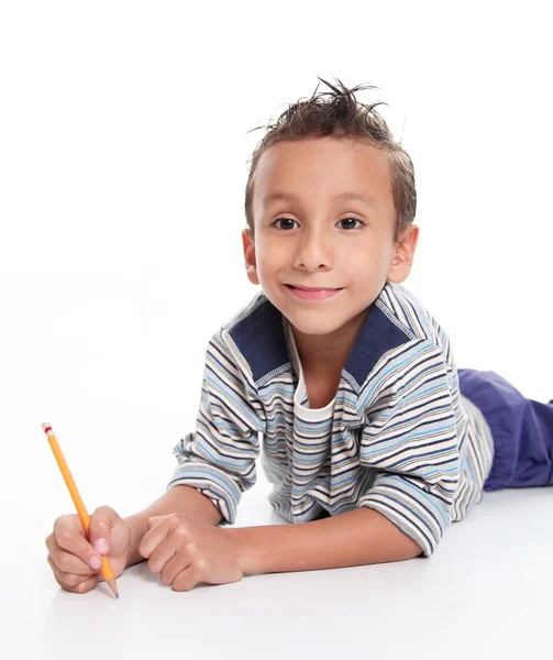 Kind schrijven — Stockfoto