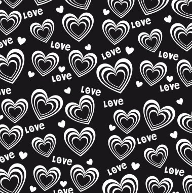 Heart background clipart