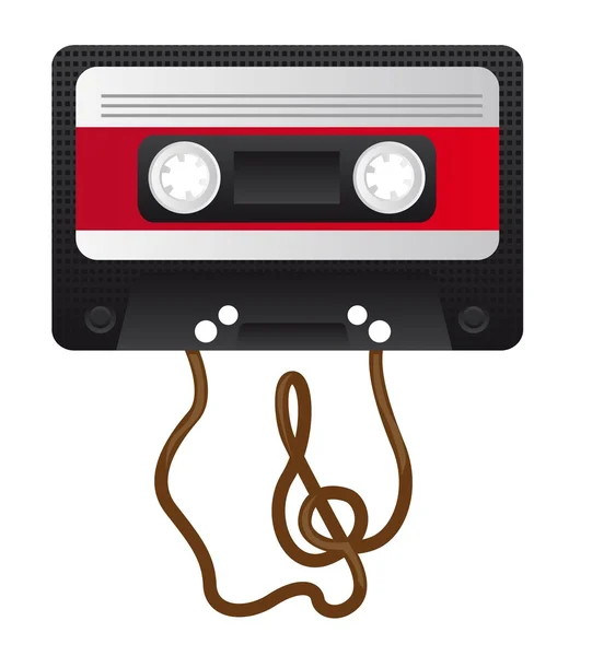 Cassette audio — Image vectorielle