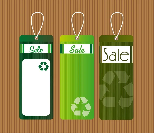 stock vector recycle tags