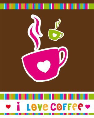 i love coffee clipart