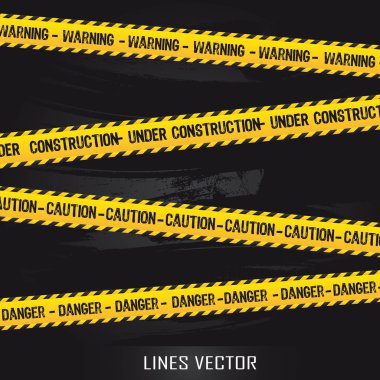 yellow lines clipart