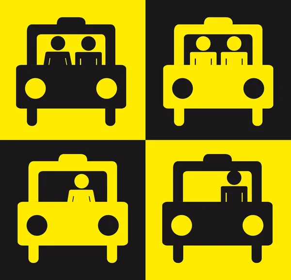 Panneau de taxi — Image vectorielle