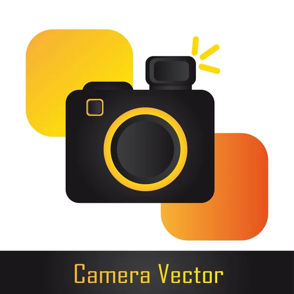 Kamera vektör — Stok Vektör