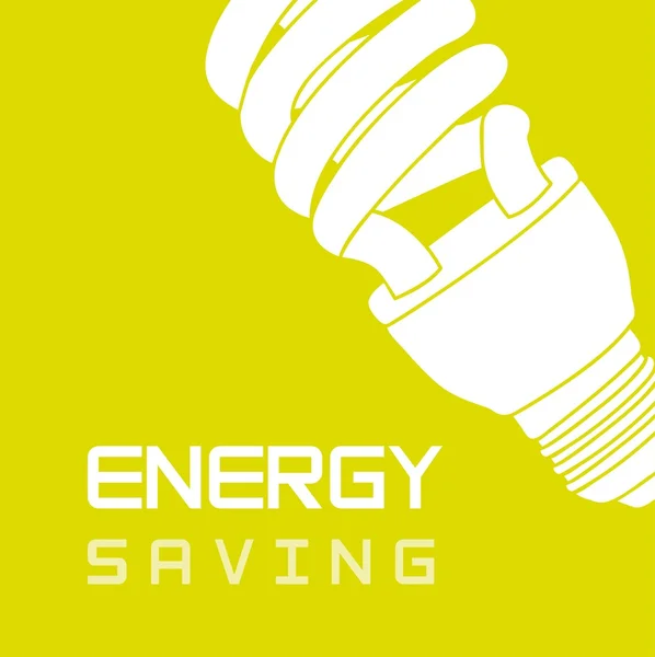 Energy saving — Stock Vector