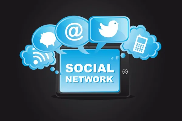 Κοινωνικό δίκτυο — Διανυσματικό Αρχείο