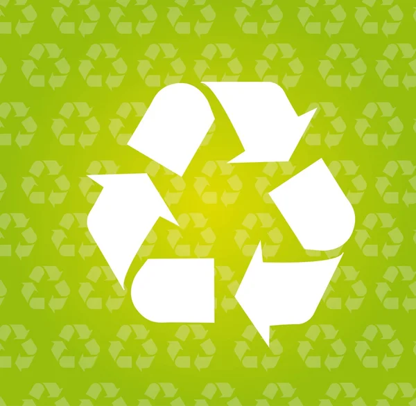 Recycleerteken — Stockvector
