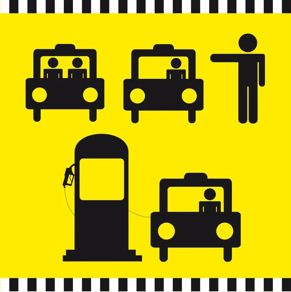 Taxi — Image vectorielle
