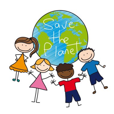 Save the planet clipart