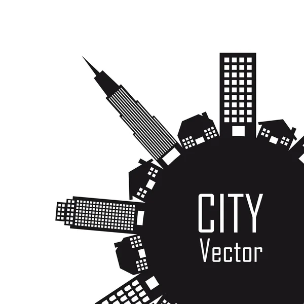 City vector — Stock Vector