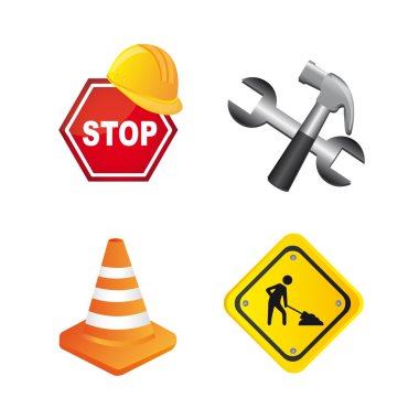 construction icons clipart