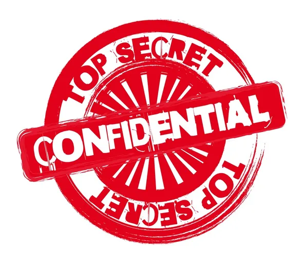 stock vector confidential