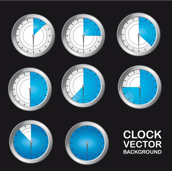 计时器时钟 — 图库矢量图片
