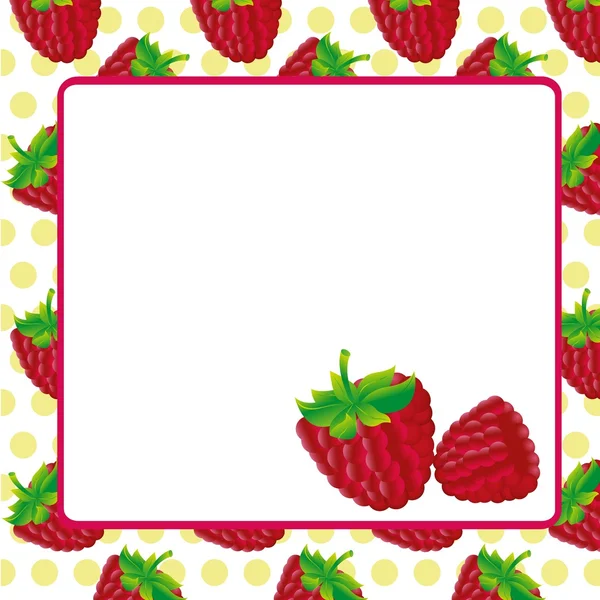 Card of blackberries — Stock Vector
