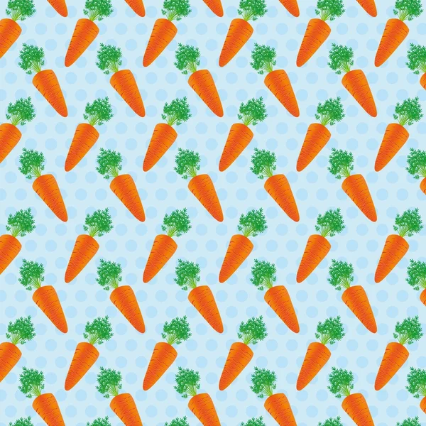 Zanahorias patrón de fondo — Vector de stock