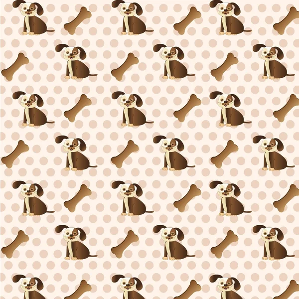 stock vector Dog pattern
