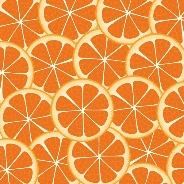 Fond de tranches d'orange — Image vectorielle