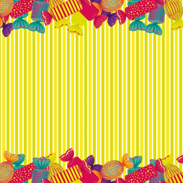 Contexte des bonbons — Image vectorielle