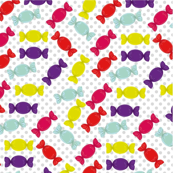 Candy pattern — Stock Vector