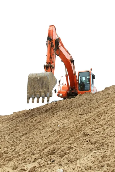 Máquina de escavação de trabalho — Fotografia de Stock
