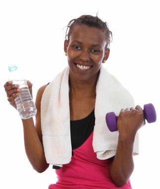 African Exercise Health Girl clipart