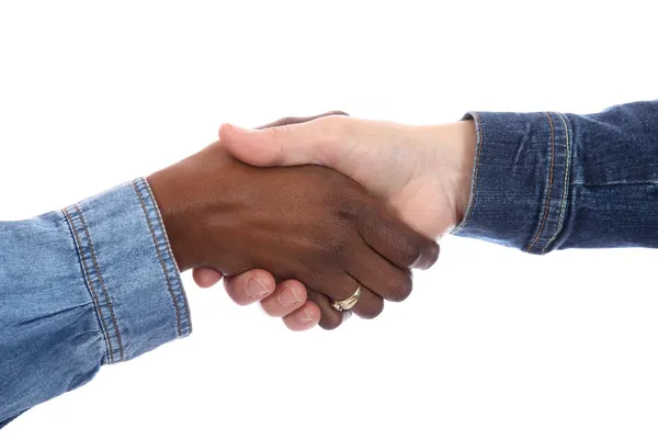 Handshake -Multi Racial — Stock Photo, Image