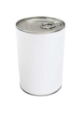 Blank Tin Can clipart