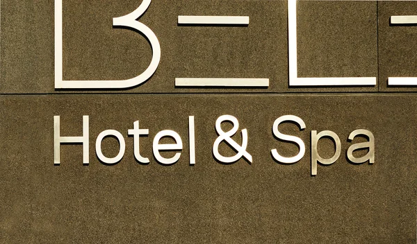 Signo de hotel y spa —  Fotos de Stock