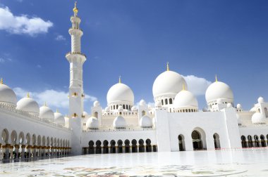 Heikh Zayed Mosque in Abu Dhabi, clipart