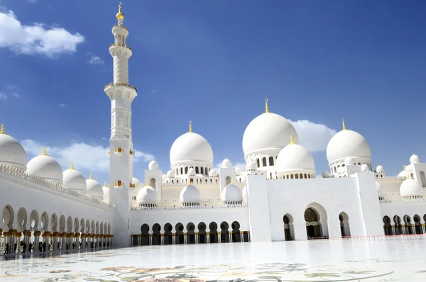 Heikh zayed moschee in abu dhabi, — Stockfoto